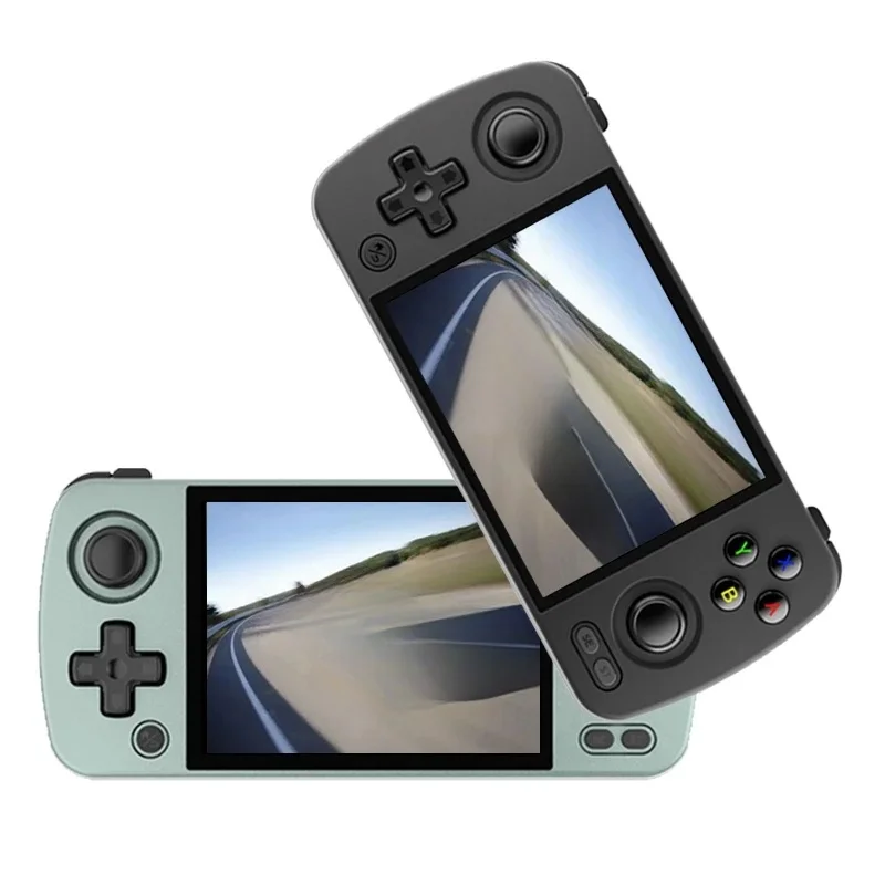

Rg405m Video Consoles Ps3 Ips Touch Screen Handheld Game Console Portable Cnc/Aluminum Alloy Android 12 For Ps2 /Ngc/ Wii