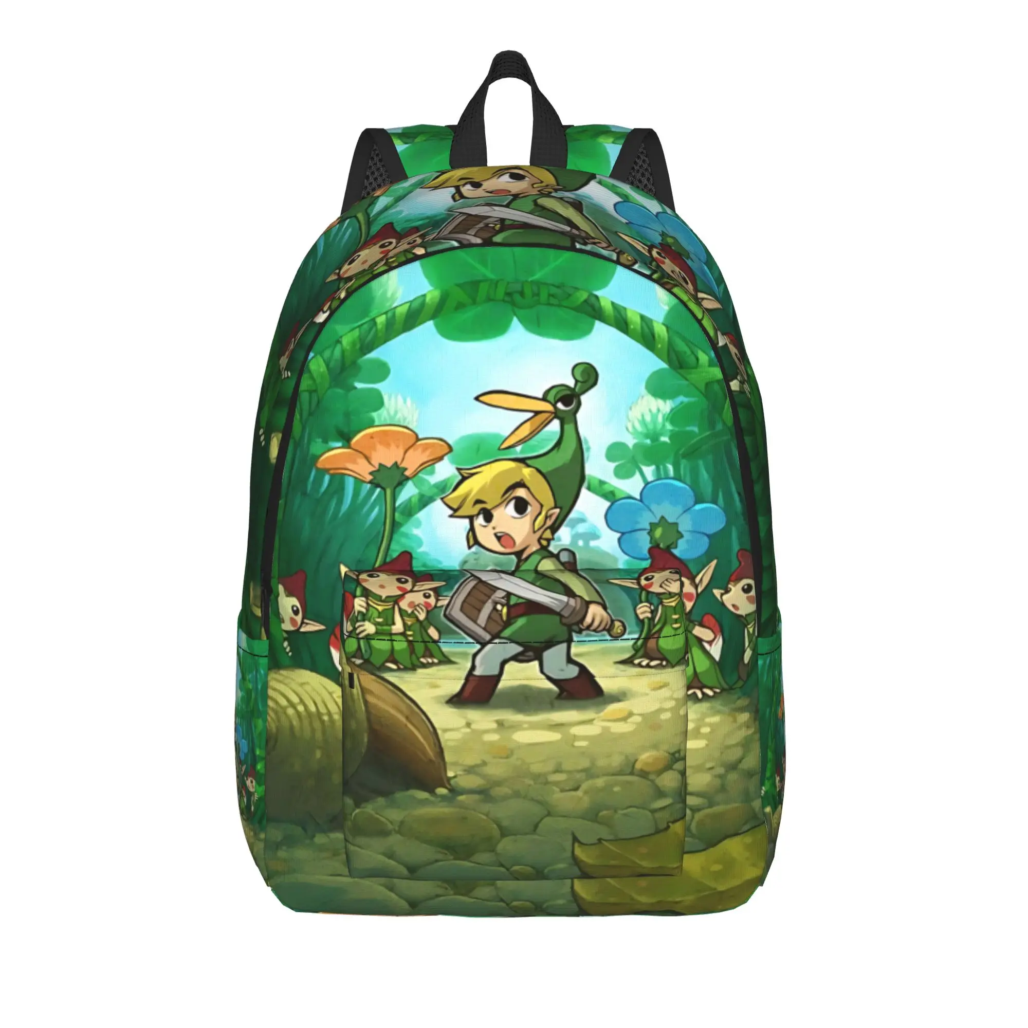 Fashion Z Zelda RPG Game Backpack  Mochilas Snack Storage Hiking Large Capacity Rucksack