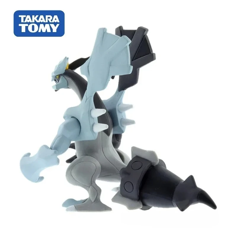 En stock, Takara Tomy Tomica Pokemon Pocket Monster Collection MonColle ML-11 Black Kyurem, figura de anime, juguete, adorno de escritorio, regalo