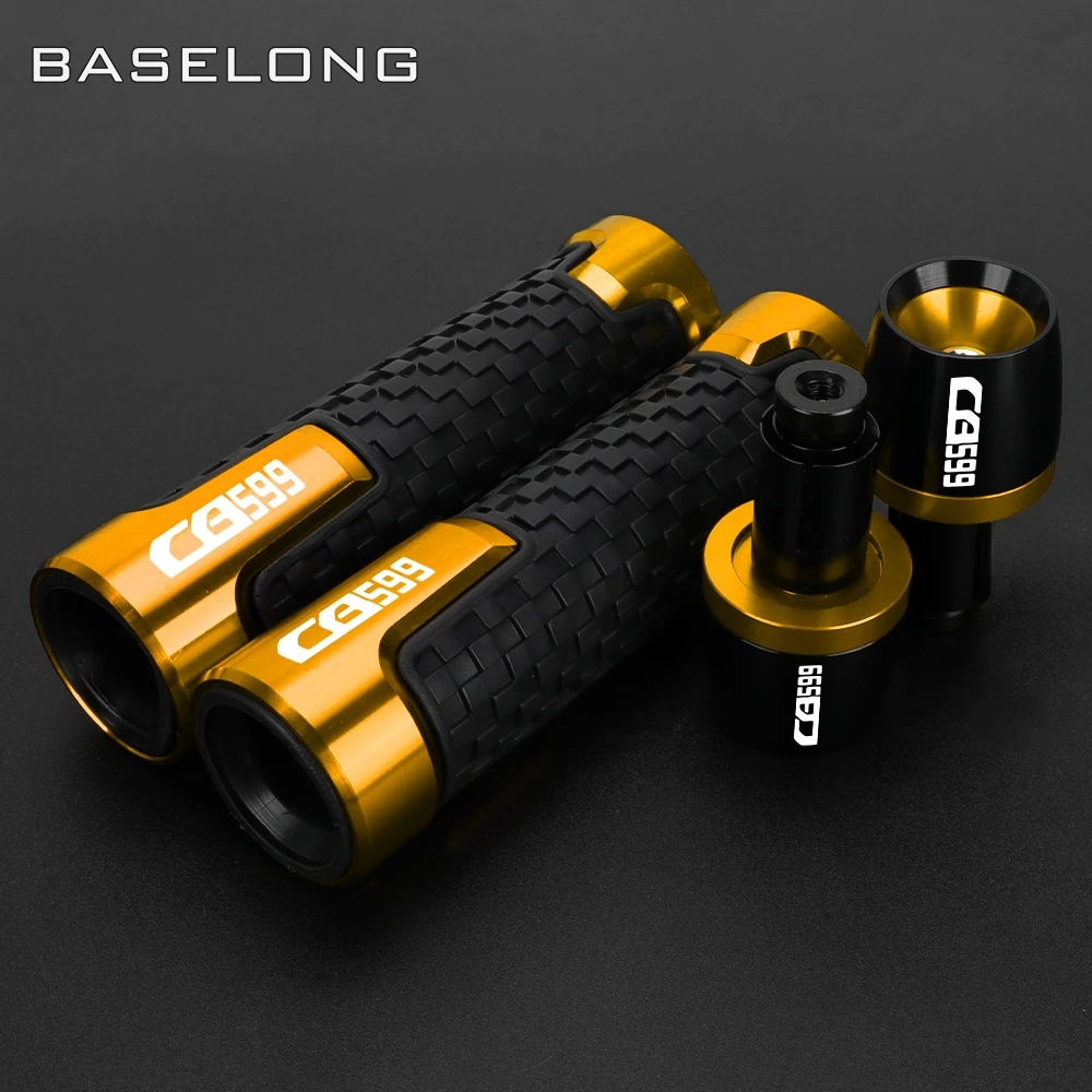 

Motorcycle For Honda CB599 HORNET CB 599 1998-2014 2013 2011 2010 2009 2008 Handle Bar Ends Hand Grip Handlebar End Caps Grips