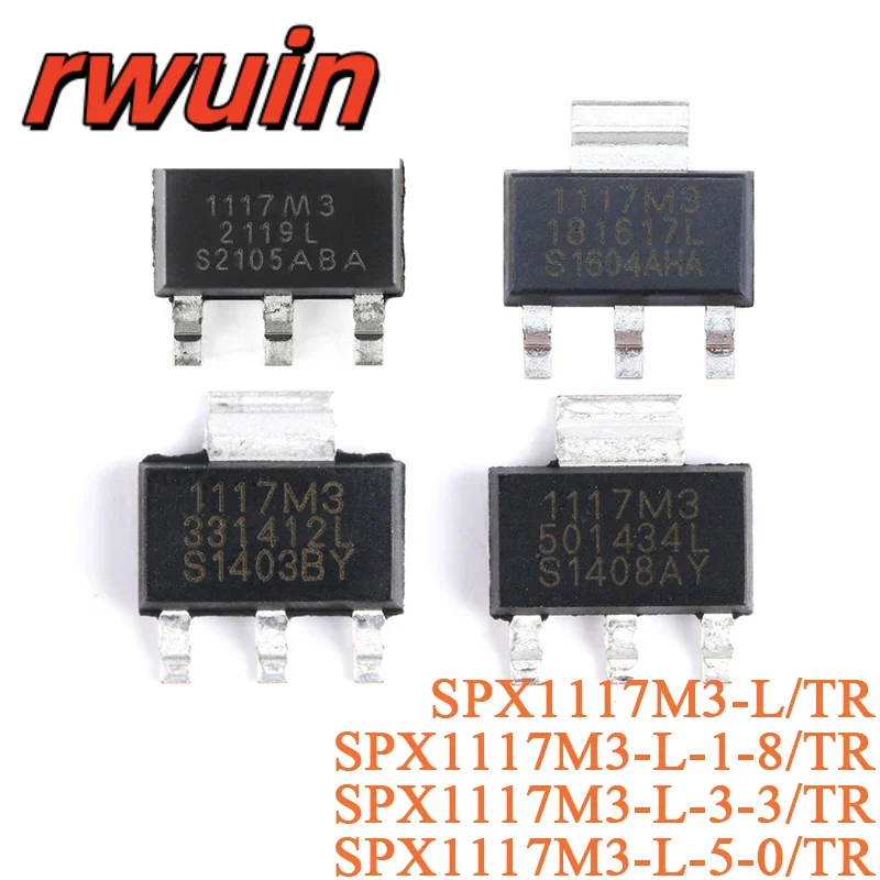 10Pcs SPX1117M3 -L/TR -L-1-8 -L-3-3 -L-5-0 /TR 1117M3 Stabilizer Chip LDO Regulator Chip