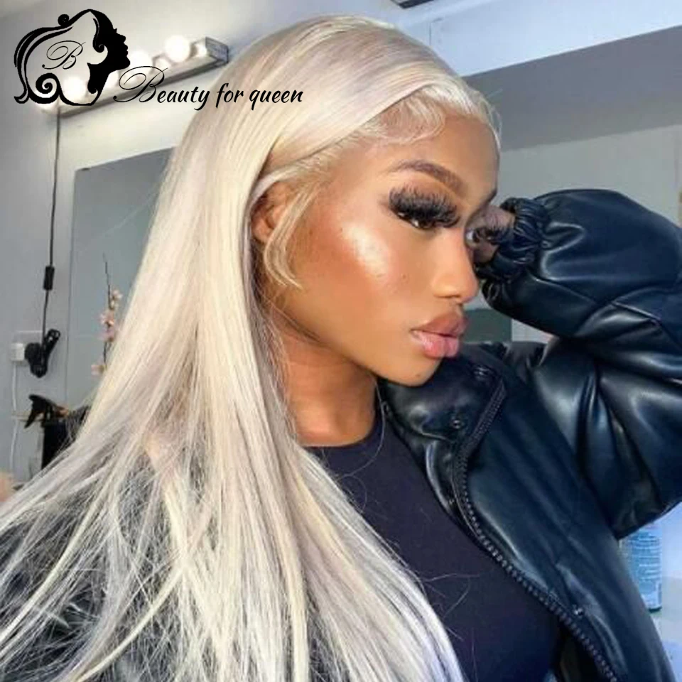 شقراء 13x4 الدانتيل أمامي كامل 613 180% كثافة خصلات الشعر المستعار الإنسان 100% جودة الشعر البشري يرتديها بينما التسوق مناسبة جدًا