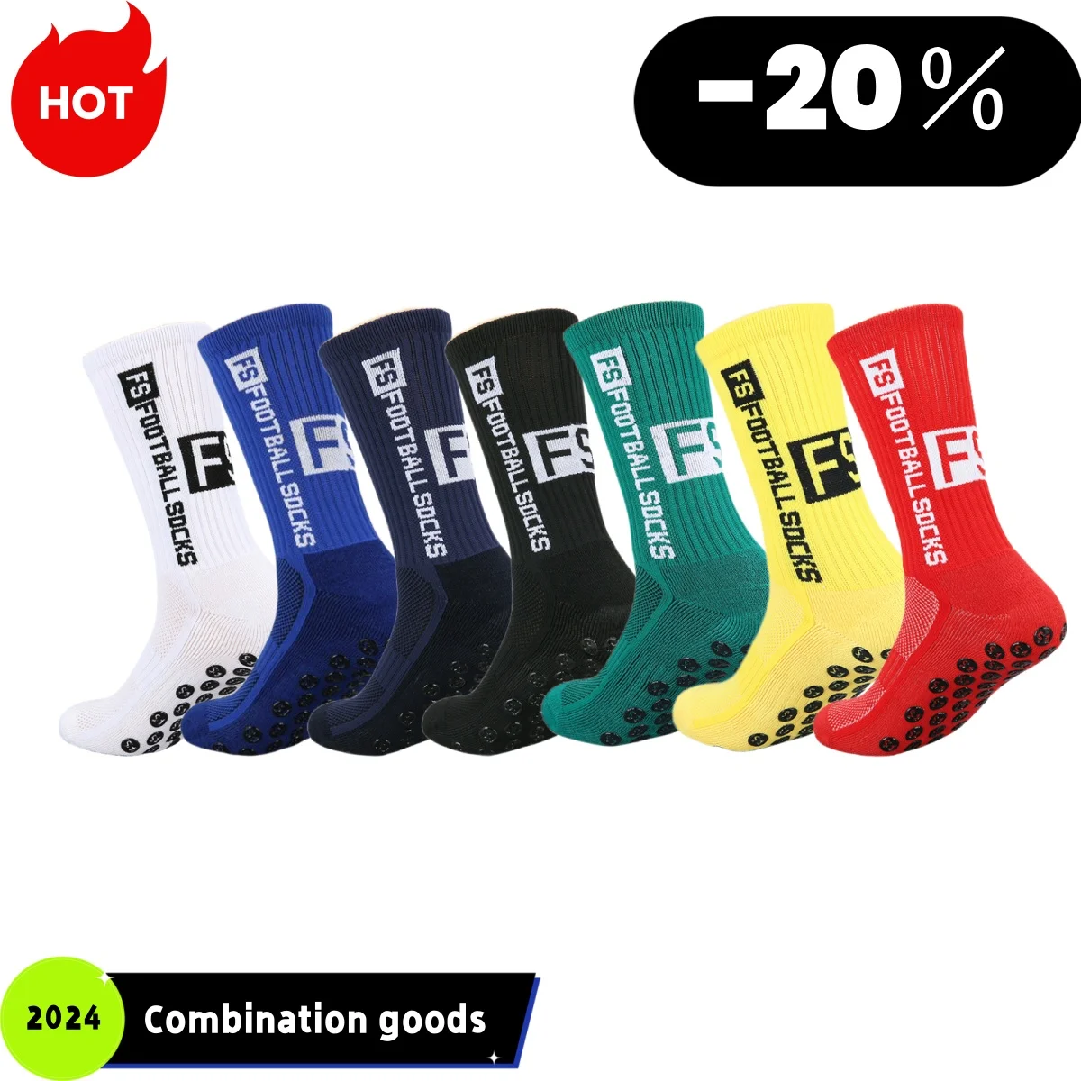 5 Pairs Non Slip Football Socks Mens Friction Gasket Tube Running Ice Snow Hiking Sports Over Knee Stockings Basketball Socks