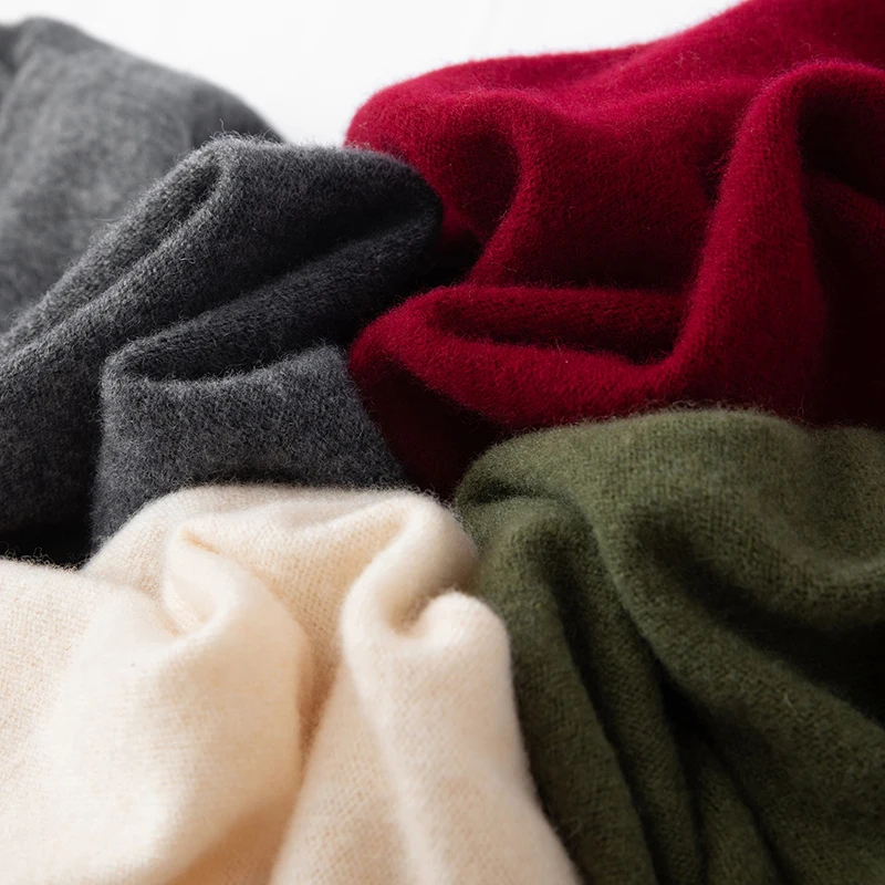 

Women 100% Merino Wool Sweater O- Neck Pullover Spring Autumn Casual five-point sleeve Cashmere Knitwear Korean Female Loose Top