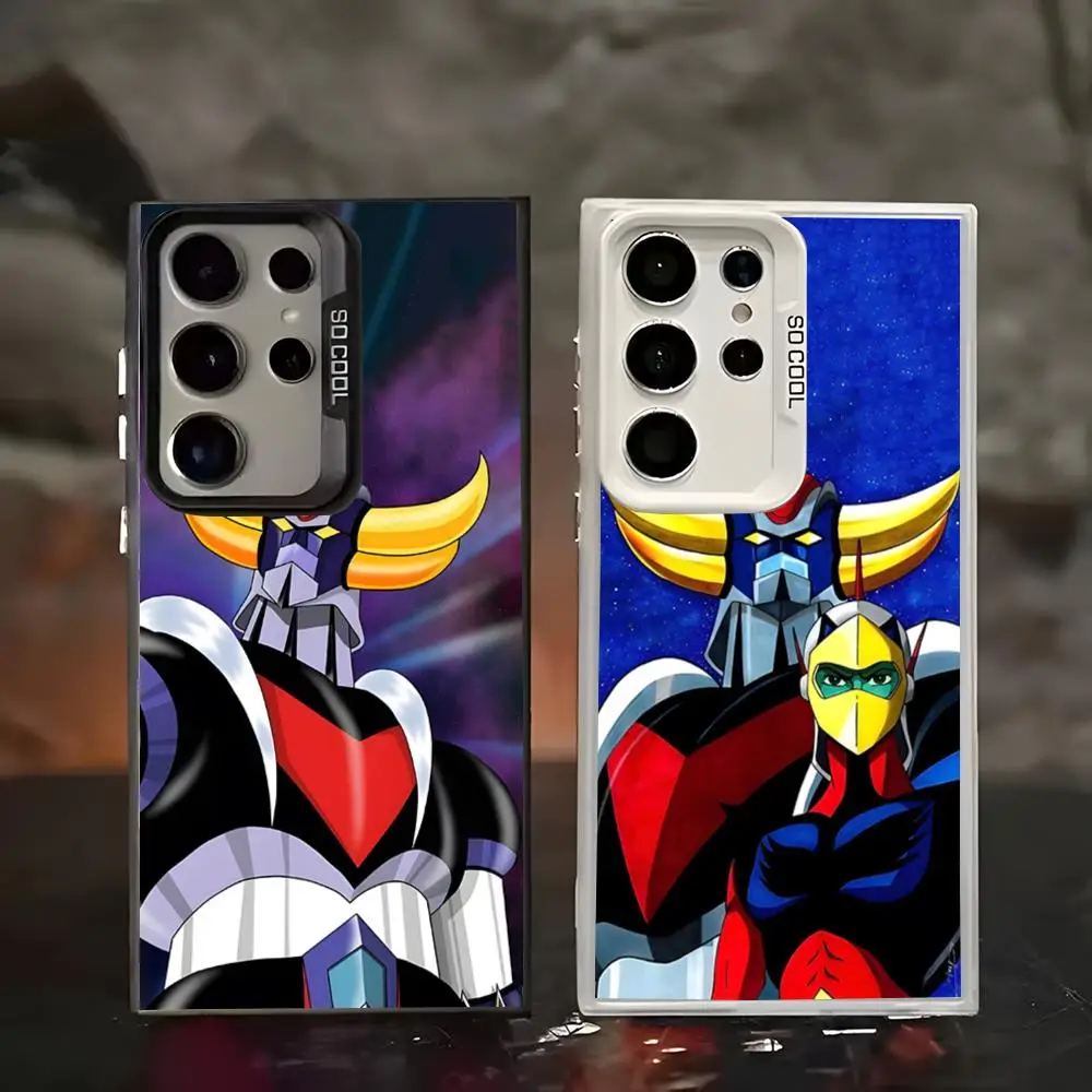 Anime UFO Robot Grendizer Phone Case IMD Colorful Silver Suitable case For SamsungS26 S25 S24 S23 S22 S21 S20 Plus Ultra