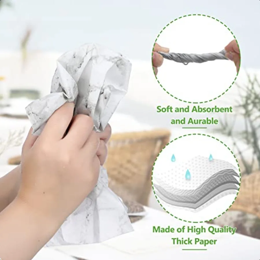 100 pezzi asciugamani di carta bagno asciugamani in marmo per gli ospiti tovaglioli decorativi per gli ospiti di carta tovagliolo per cena marmorizzato per matrimoni
