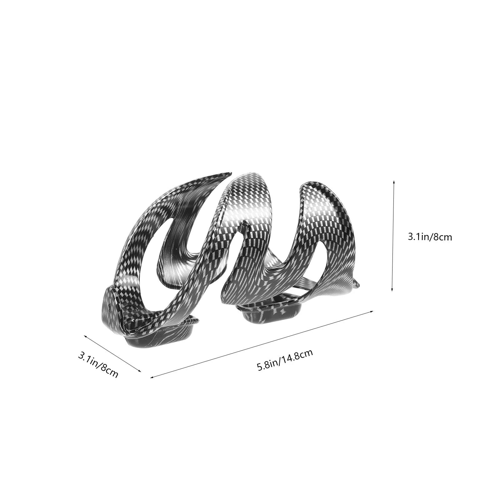 قفص زجاجة دراجة الطريق الأسود من ألياف الكربون قوي ومتين ومقاوم للصدمات ملحقات حامل زجاجة المياه ملحقات الدراجة