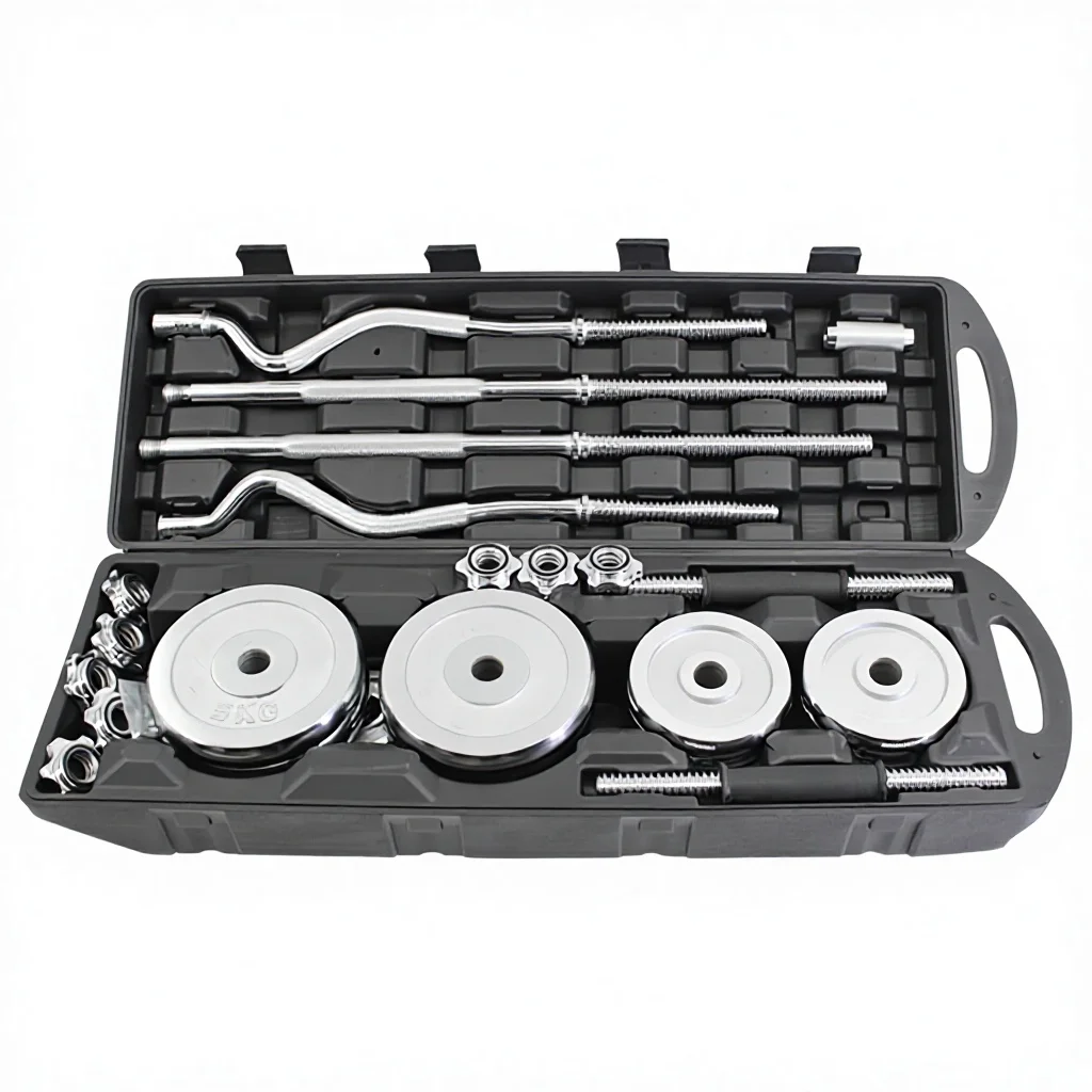 Electroplated Dumbbell Set 20KG 50KG Gift Box Packaging Men Women Essential Fitness Gear
