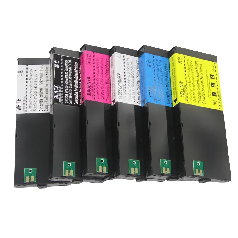 ECO-UV Ink Cartridge Full With 220ML UV Ink For Roland LEF-300 LEF-20 LEF-12 LEJ-640 LEC-540 LEC-330 (7 Colors Are Available)