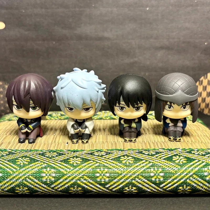 Bandai Original 4 Stücke Gashapon Σitutkuu Diego Diego Diego Diego Gintama Anime Figur Spielzeug Für Kinder Geschenk Sammeln Modell Ornamente