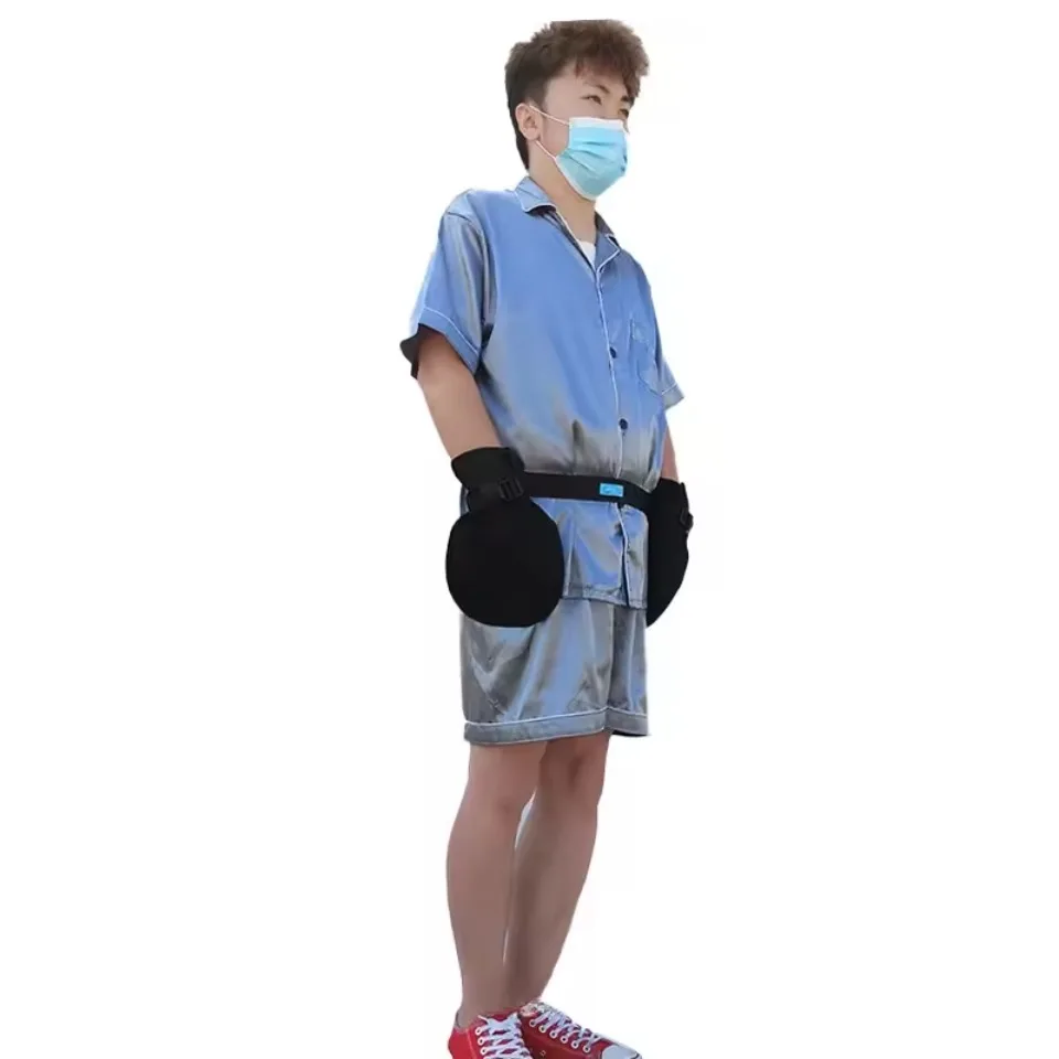 

Elderly Restraint Belt Patient Protection Belt Restraint Binding Anti-scratch Upper Limbs Hands Dementia Elderly Fixation Strap