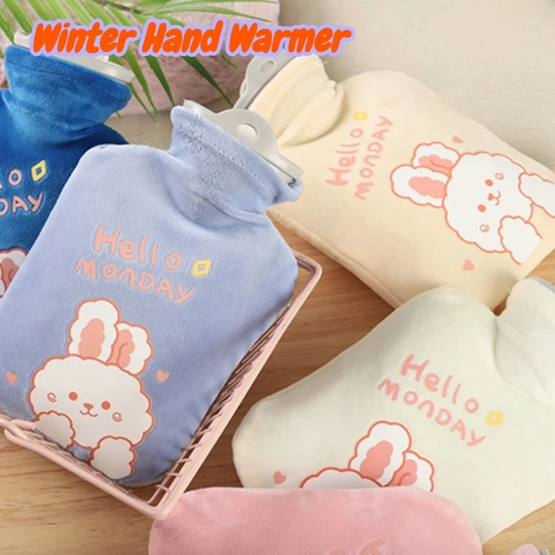 Winter Hand Warmer Hot Water Bottle 500/1000ml Water-Filled Hot Water Bottle Hot Water Bag for Period Pain Colic Heater Warm Bag