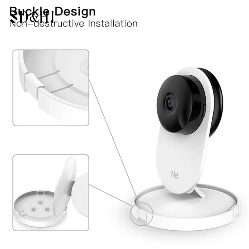 

1 Set 360 Degree Rotating Bracket Holder Wall Mount 1080P Home Camera For Indoor YI Home Security Camera