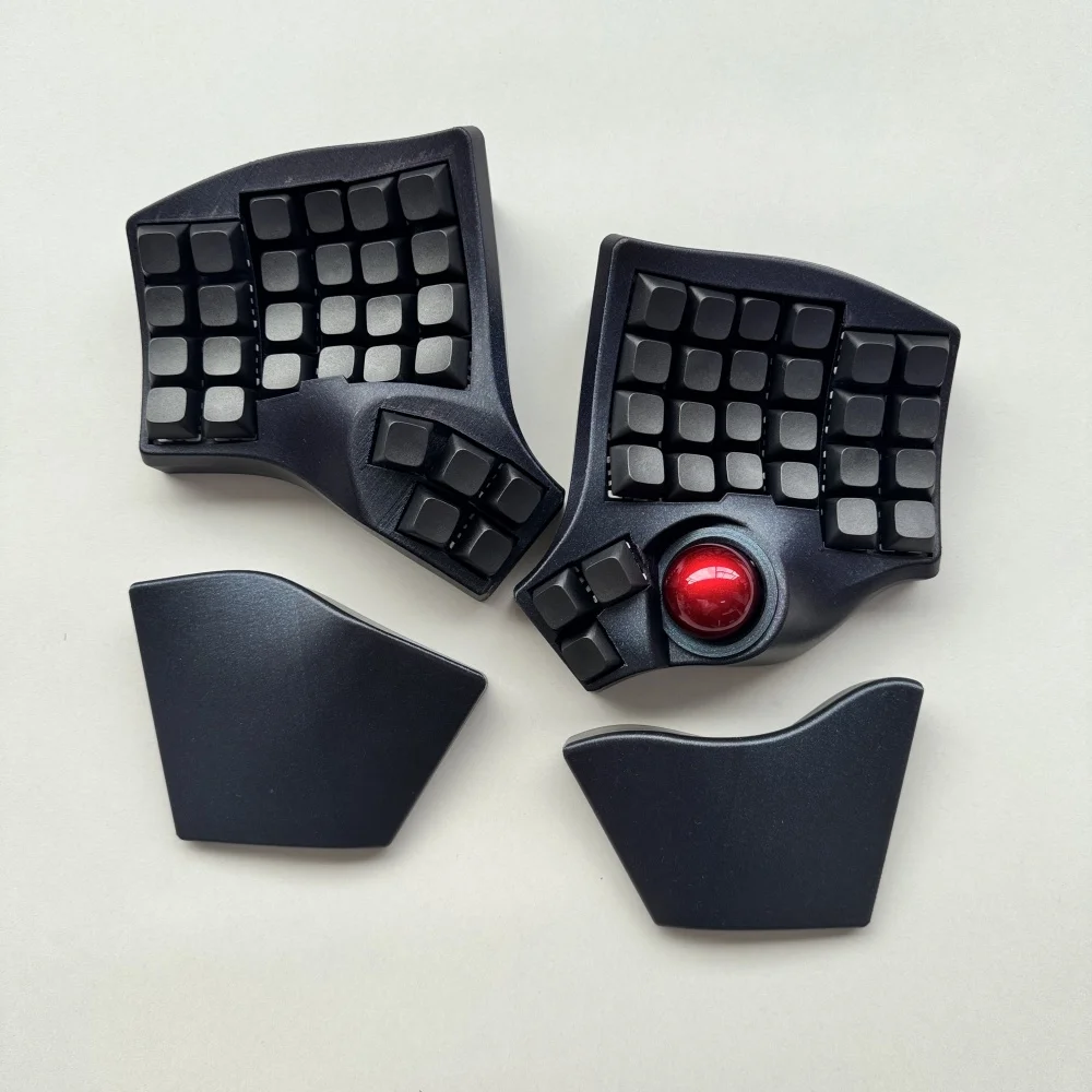 Charybdis MK2 Split Machinery Keyboard with Trackball Hot Swap Kit QMK/VIA Mouse Scrolling Mode 4X6 Curve Ergonomics Keyboard