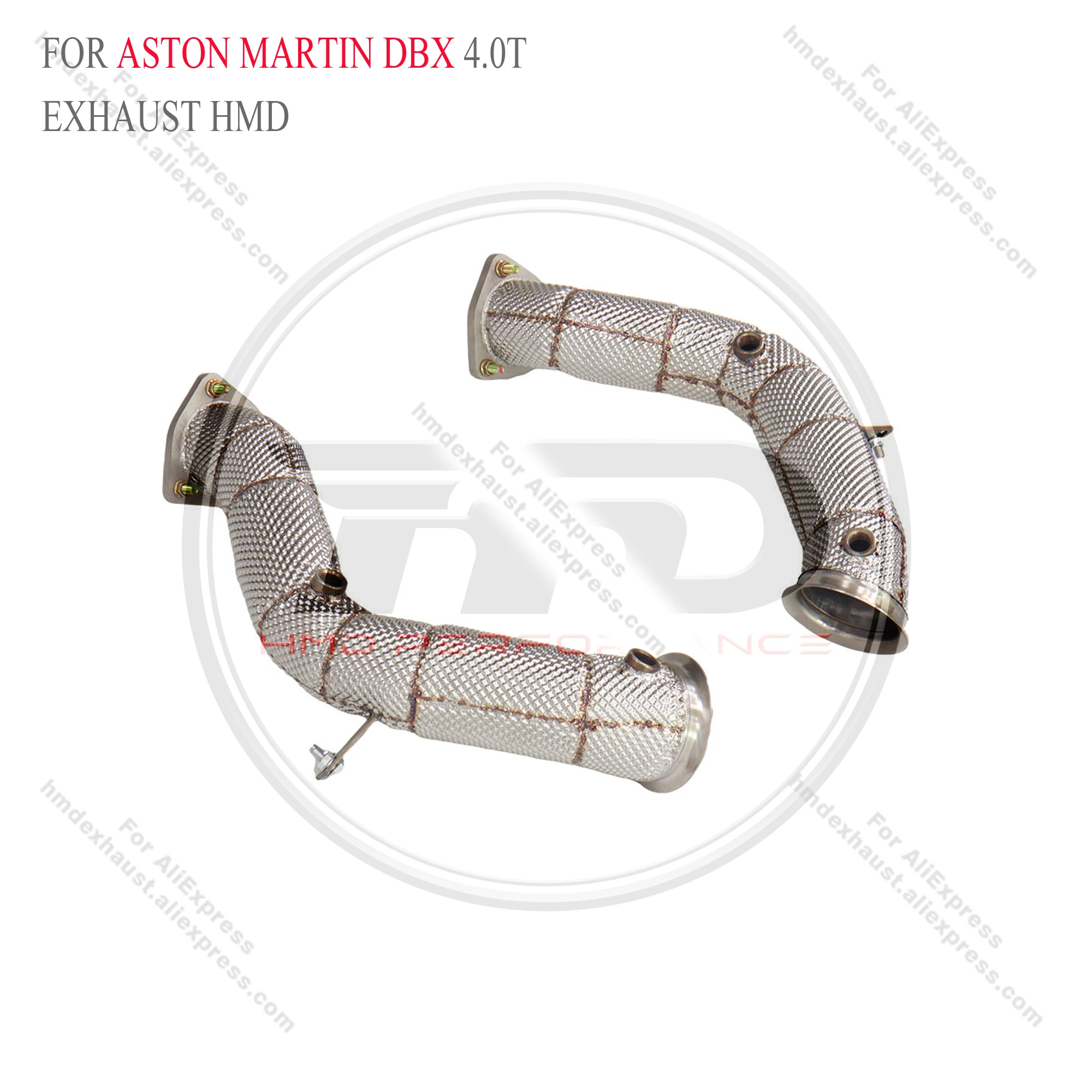 

HMD 304SS Downpipe w/ Heat Shield for Aston Martin DBX 4.0T 2020+ | High-Flow Race-Cert | +20 HP | Bolt-On | TIG-Welded Precisio