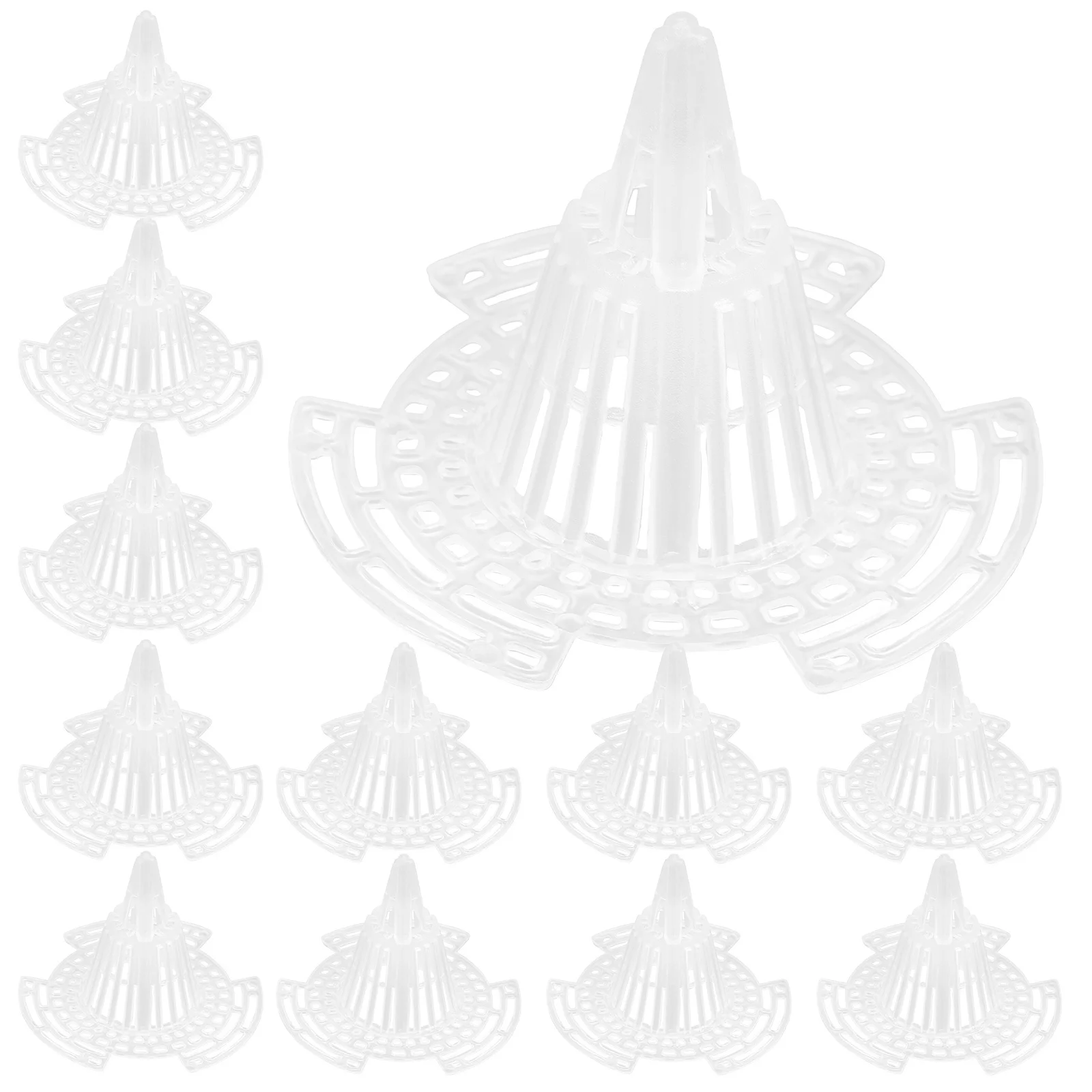 

25pcs Cone Plant Pot Hole Mesh Pad Drainage Gasket For Bonsai Flowerpot Bottom Mat Planter Insert Garden Accessories