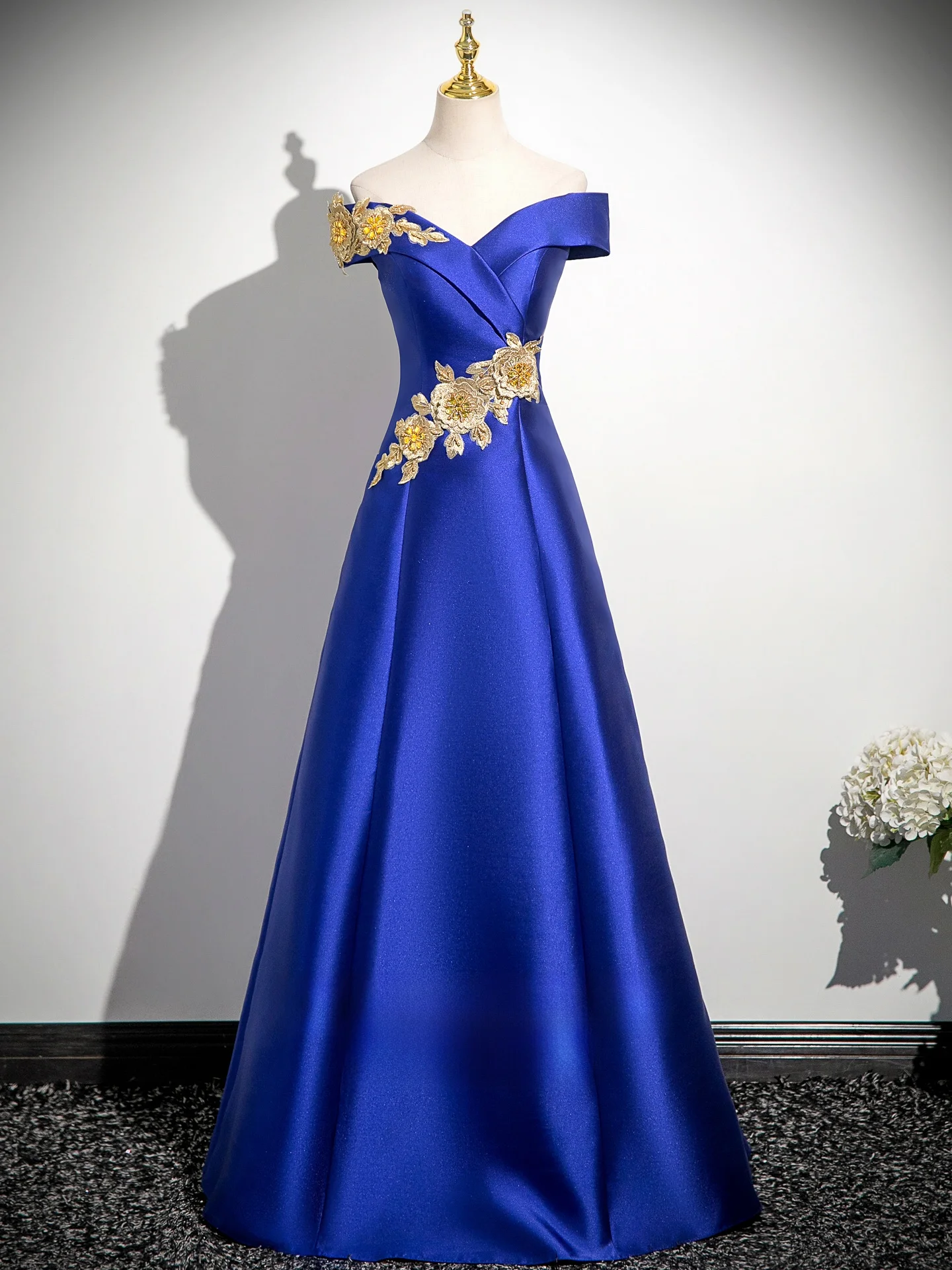 

Ele Long Evening Gown Student Art Exam Command Year End Meeting Host Dr Slimming Chorus up Dr Women