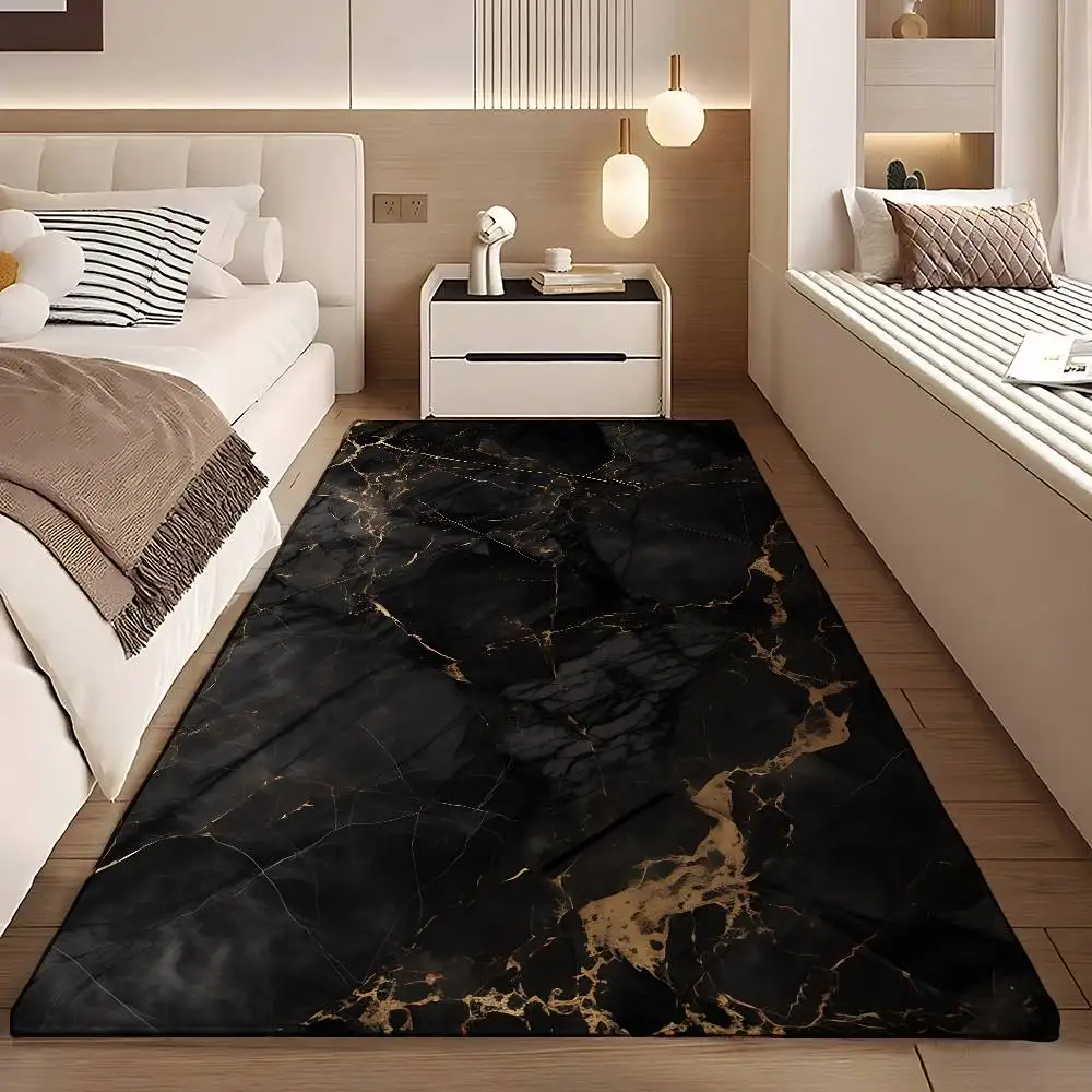 

M-Marbling Floor Mats Home Laundry Rug Carpet For Living Room Decor Lounge Area Anti-slip Foot Mat Entrance Doormat