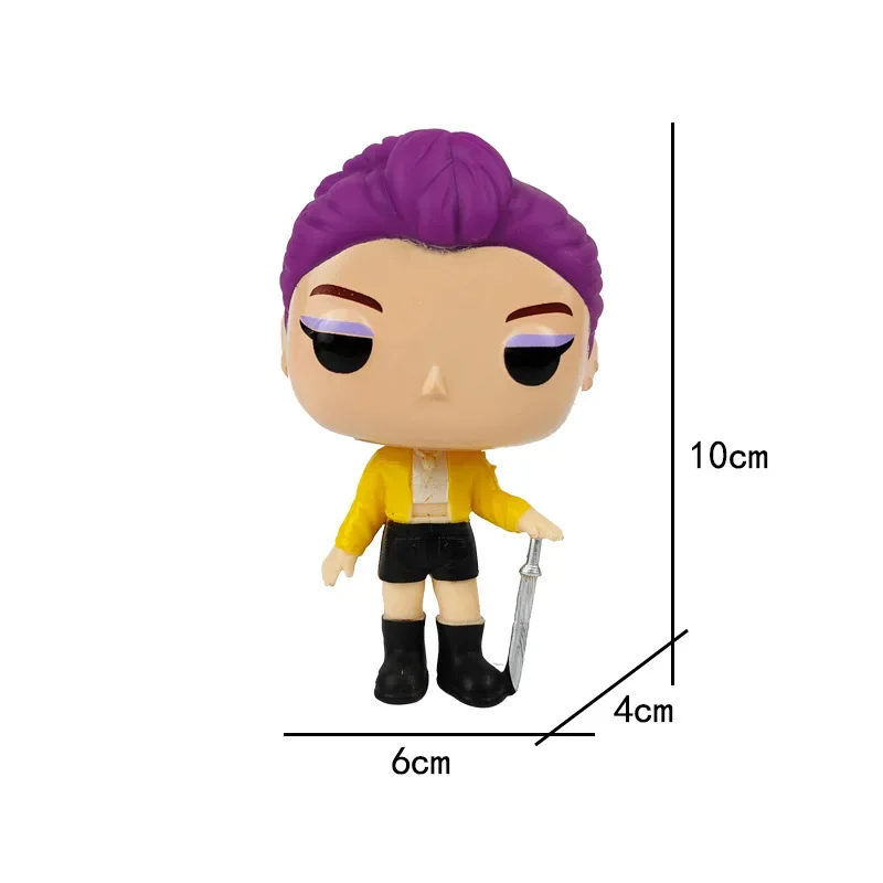 K-pop chasseurs de démons Figure Pvc modèle Rumi Zoey Mira Saja garçons figurine Kawaii modèle poupée enfants jouets Halloween cadeaux