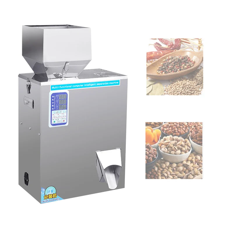 Food Granular Powder Filling Machine Salt Melon Seeds Tea Weighing And Filling Machine