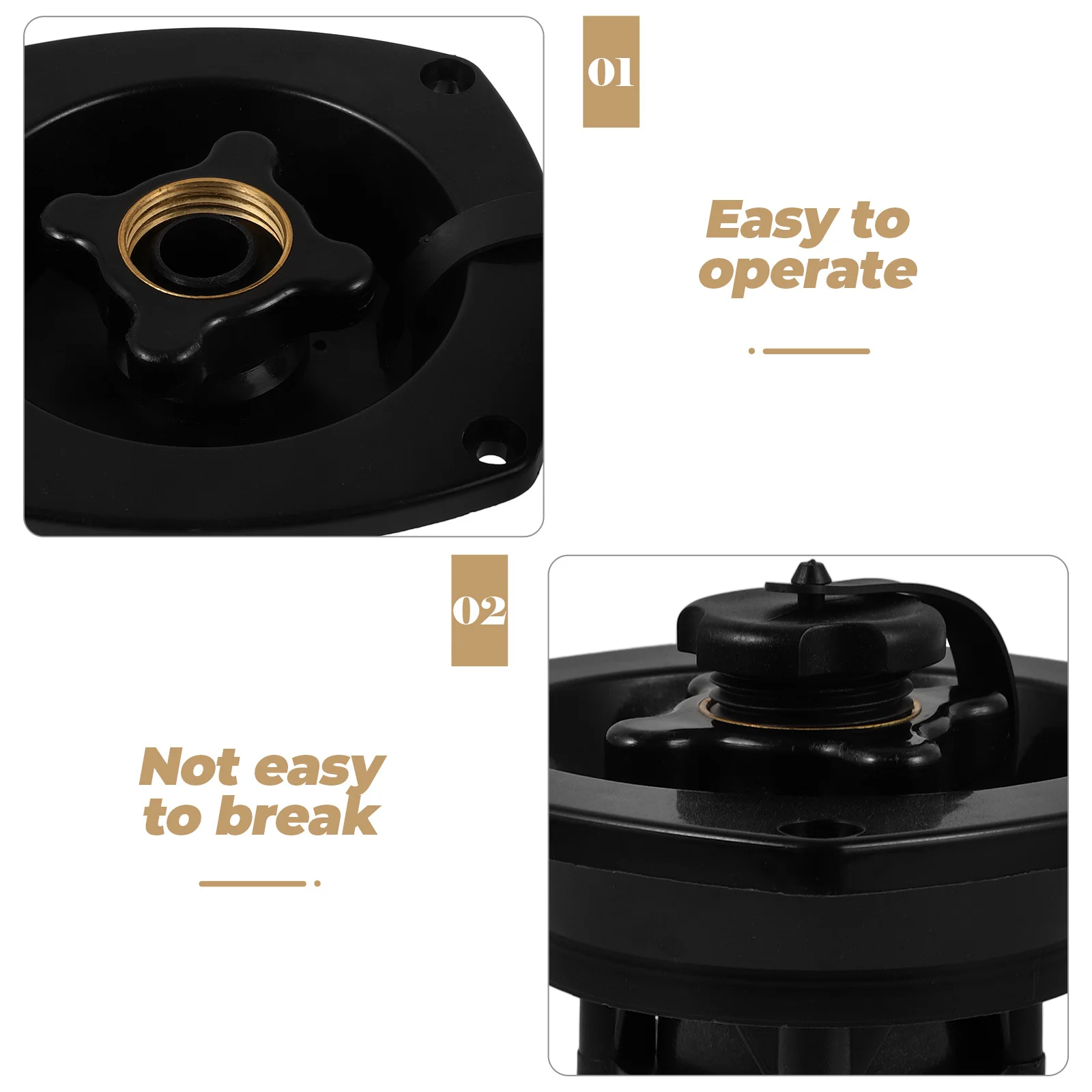 

Rv Water Fill Inlet Flush Mount Camper Water Inlet With Check Valve For Rvs Yachts Trailers Motorhomes Durable Pp Material