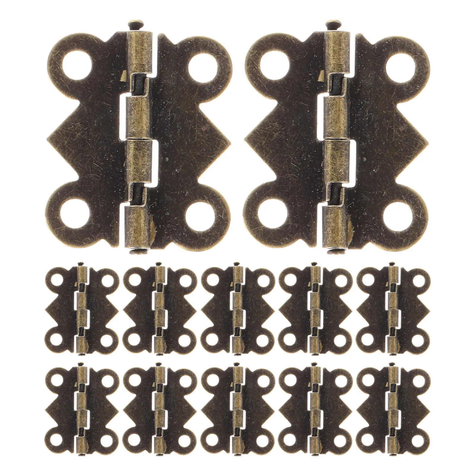 

100Pcs Miniature Hinge Mini House Accessories Smooth Surface DIY Cabinet Window Door Repairing Hinges Micro Scene Decoration