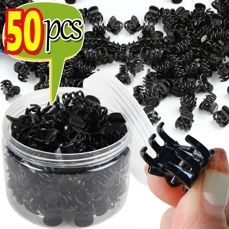 Plastic Black Hairpins Women Bobby Pin Girls Mini Hair Claws Kids Small Clamp Ponytail Holder Headwear Accessories Wholesale