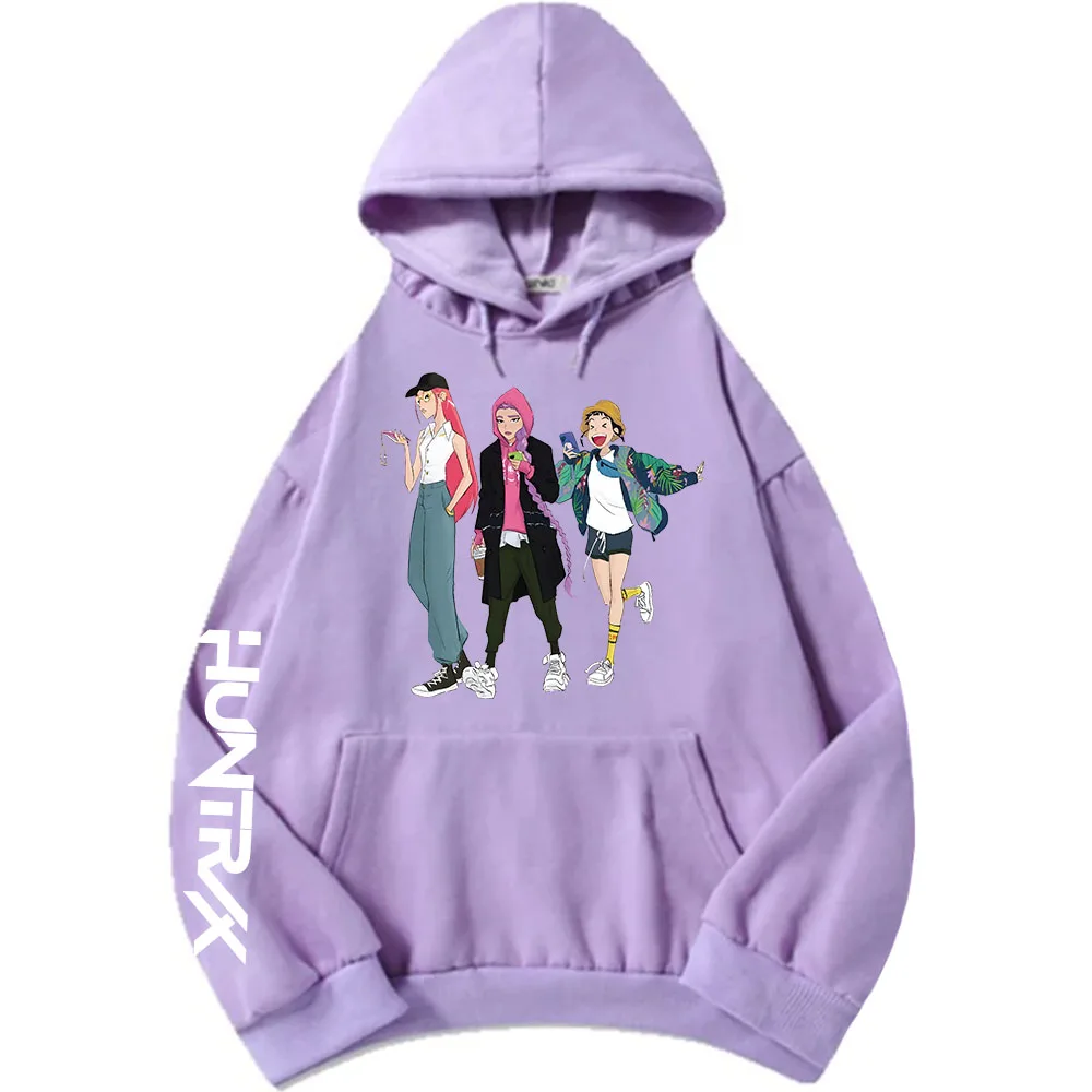 Saja Boys Glow in The Dark Adult Hoodie KPop Demon Hunters Graphic Printing Sweatshirts Long Sleeve Fashion Hooded Pullovers Men