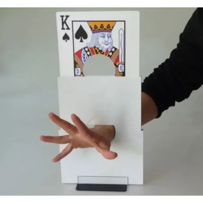 Playing Card Arm Chopper Card Through Arm Illusion Stage Magic Tricks Wrist Cutting Magia Magician Stage Gimmick Mentalism Props