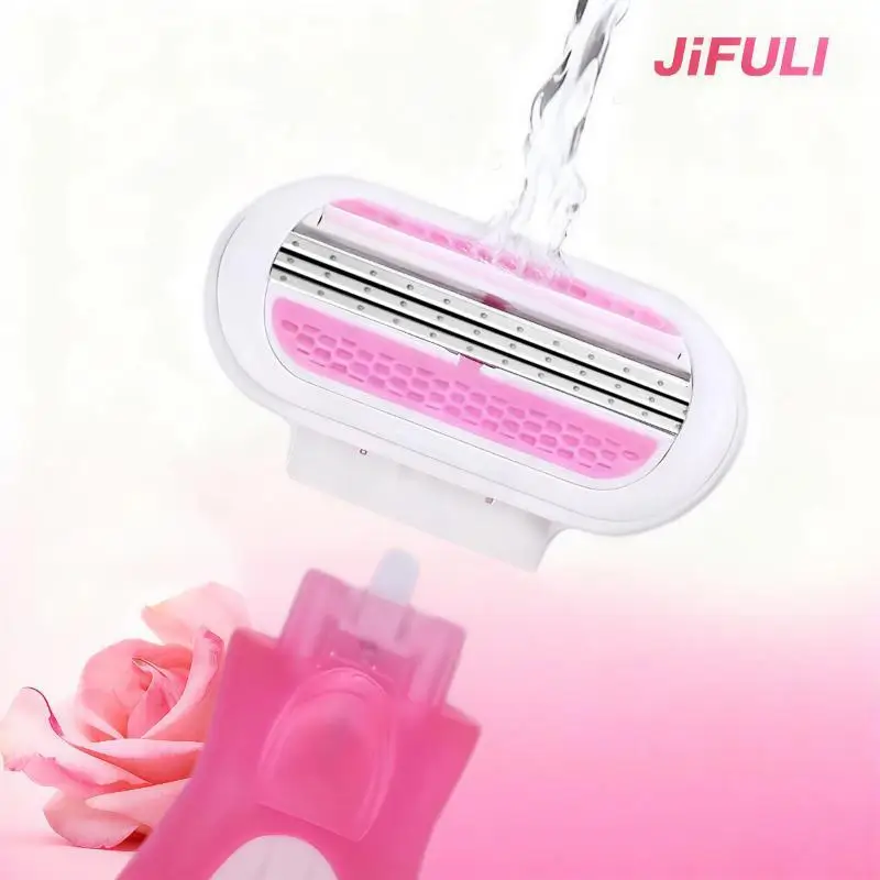 Portable Manual Women Razor Protective Net Blade For Face Bikini Leg Full Body Hair Removal Travel Daily Beauty Tool