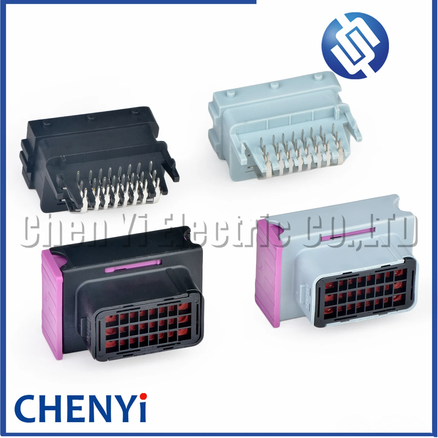 24-pins waterdichte autoconnector computerprintplaat ECU PCB-kabelboom stekker HCCPHPE24BKA90F 211PC249S8005 211PC249S0005 HCCPHPE24BGYB90F