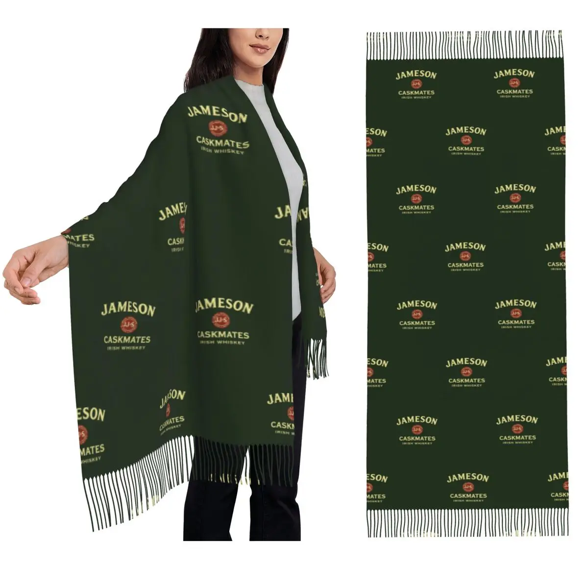 

Rare Cask-The Jameson Scarf Tassel Scarves for Women Soft Warm Shawls and Wraps Long Fall Winter Shawl Wrap
