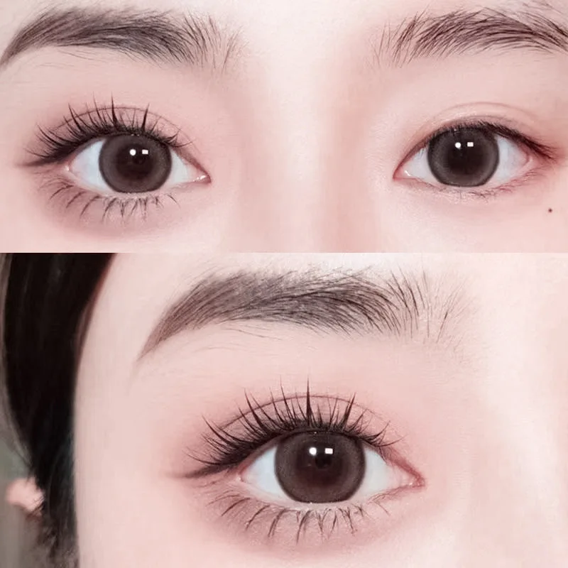 Brown Manga False Eyelashes, Natural Soft Large Capacity