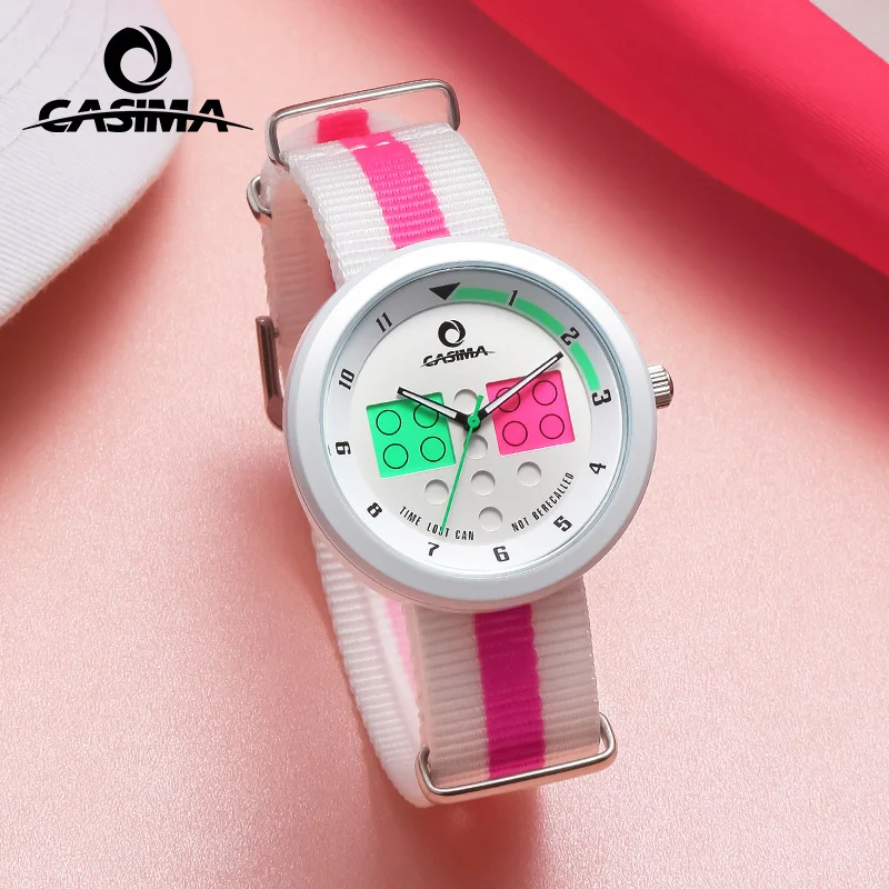 Fashion Women Watches Color Collision Nylon Watch Strap Men Wrist Casual Quartz Sports Shock Wristwatches Couple Waterproof