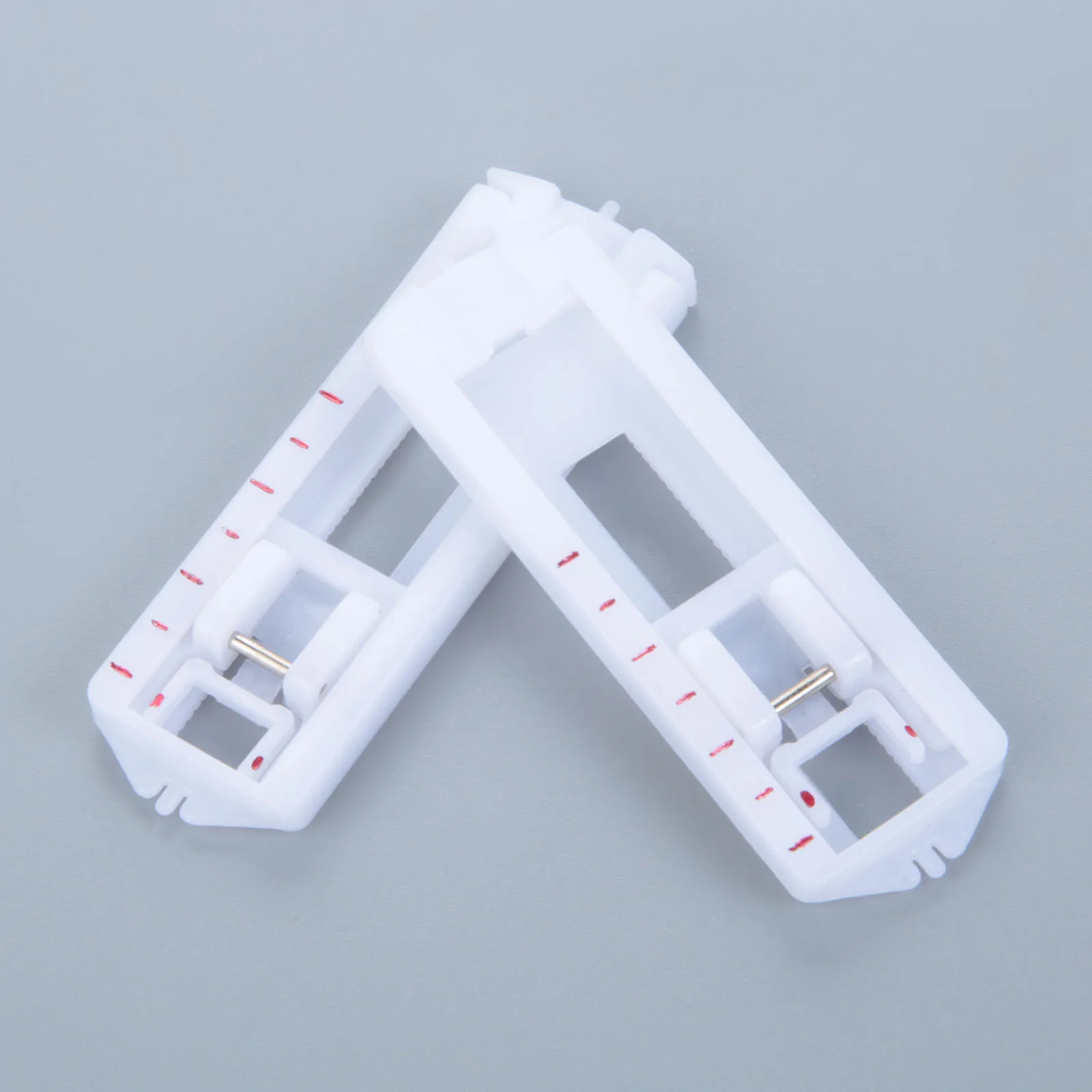 2Pcs PVC Buttonhole Snap Presser Foot for Brother Janome Singer Domestic Electric Sewing Machine Accessories Craft DIY 65mm*21mm