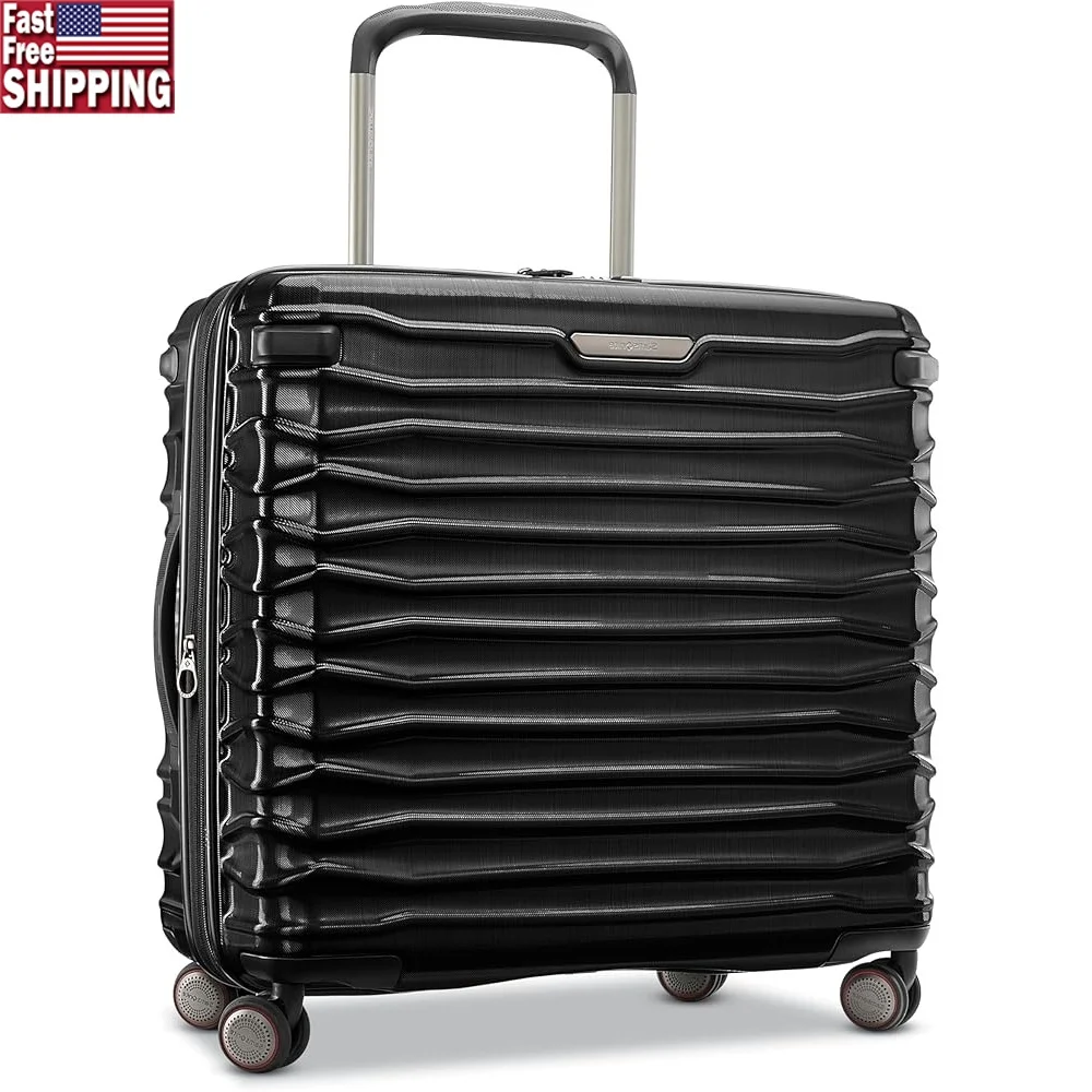 

Expandable Hardside Luggage Medium Suitcase with Double Spinner Wheels Off-Set Wheel System Ergonomic Pull Handle Durable