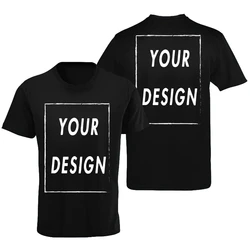 Customized T Shirt Custom Tshirt 3D All Cover Print Professional Your Own Logo Text Photo Male Personalized Premium Gift T-shirt