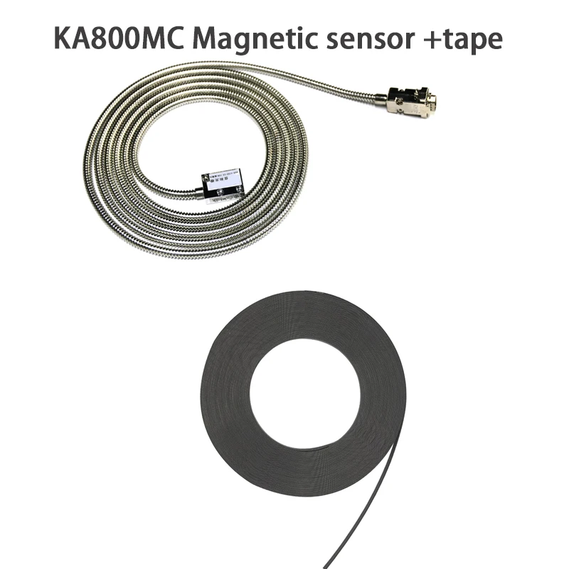 KA800MC Magnetic Scale Tape Magnet Sensor Reader Head Linear Displacement Resolution 0.005mm with Magnet Strip