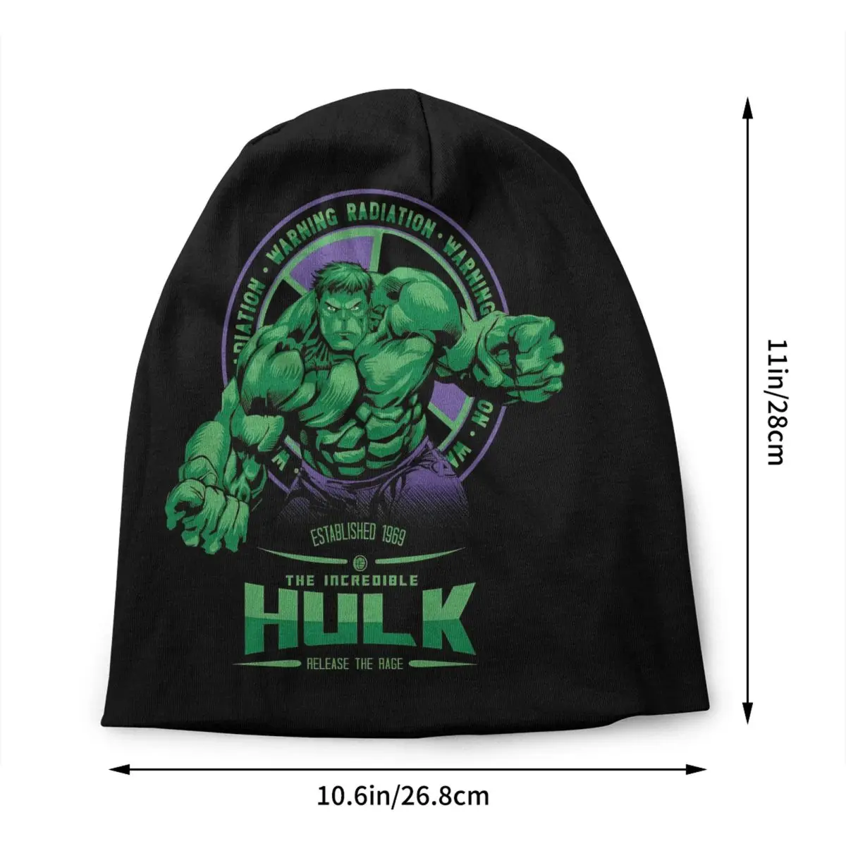 مخصص هالك بطل السوبر Skullies Beanies قبعات الرجال النساء للجنسين الاتجاه شتاء دافئ الحياكة قبعة الكبار الكرتون أنيمي بونيه القبعات