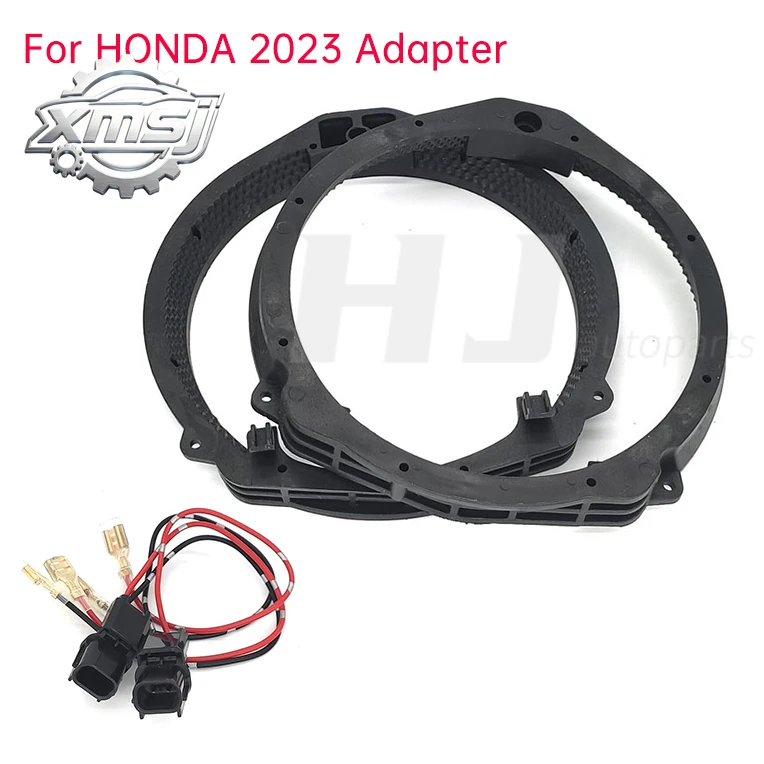 

2 uds para Honda 2023 Crv Civic coche 6,5 pulgadas montaje altavoz junta adaptador anillo 6,5 "coche medio bajo Audio montaje