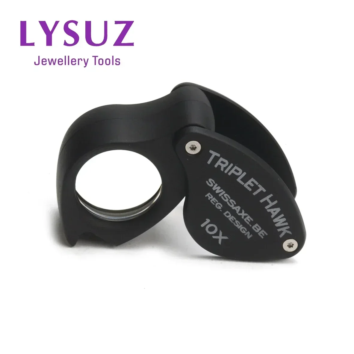 Original World Famous Triplet Hawk 10x Diamond Loupe Antwerp Gemstone Jewelry Magnifier Identification Tool