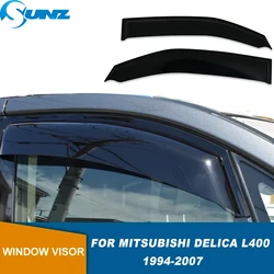 Car Side Window Deflector For Mitsubishi Delica L400 1994 1995 1996 1997 1998 1999 2000 2001 2002 2003 2004 2005 2006 2007