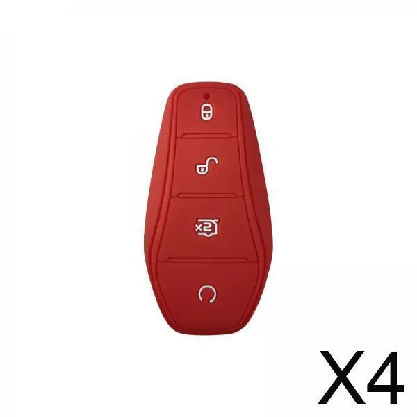 

Durable Silicone Car Key Fob Cover 360 Degree Protective Case for BYD Atto 3 Automotive Remote Accessories