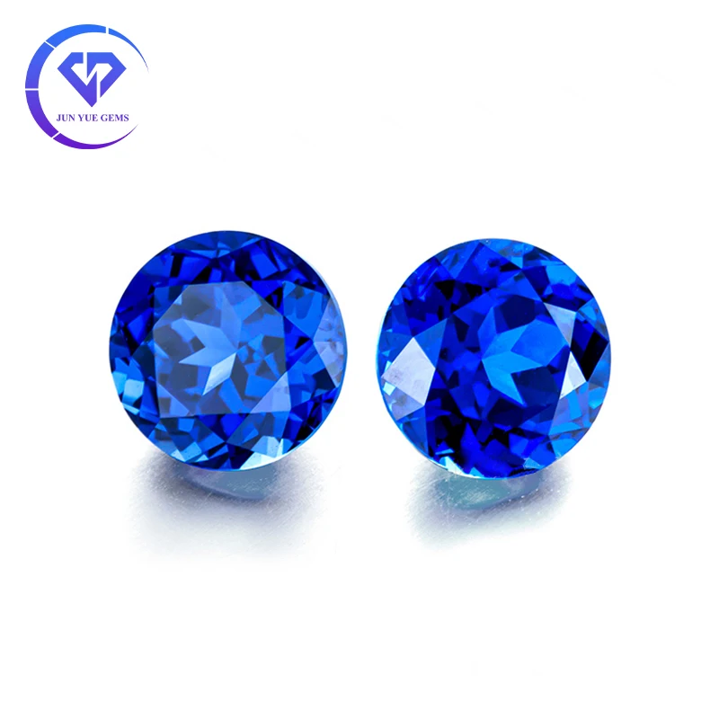 

Royal Blue Lab Grown Sapphire Loose Gemstones Round Shape 3.0-12.0mm with AGL Certificate