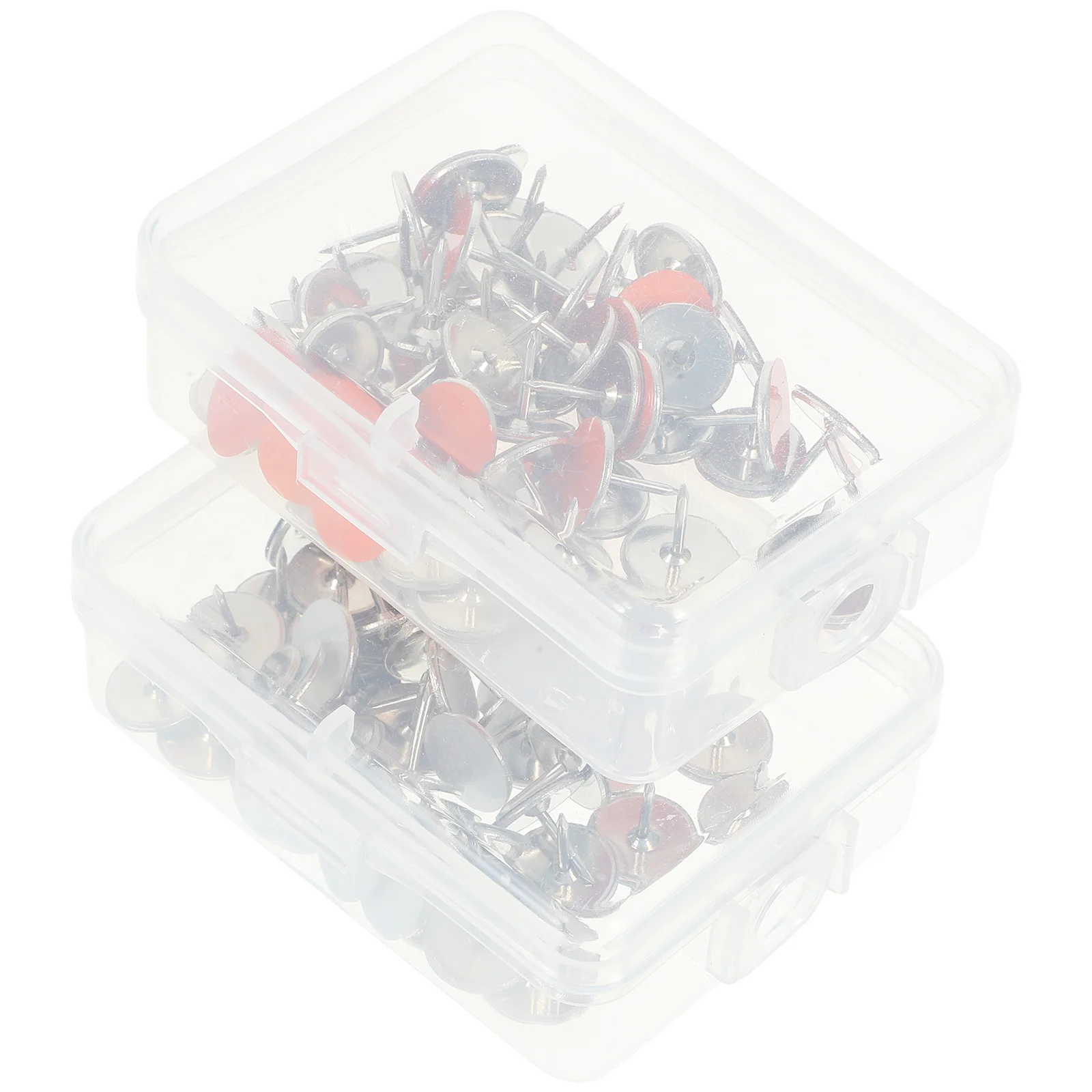 2 Boxes Reflective Tack Large Capacity Trail Markers Easy Install Reflector Pins for Trail Marking Camping Gear