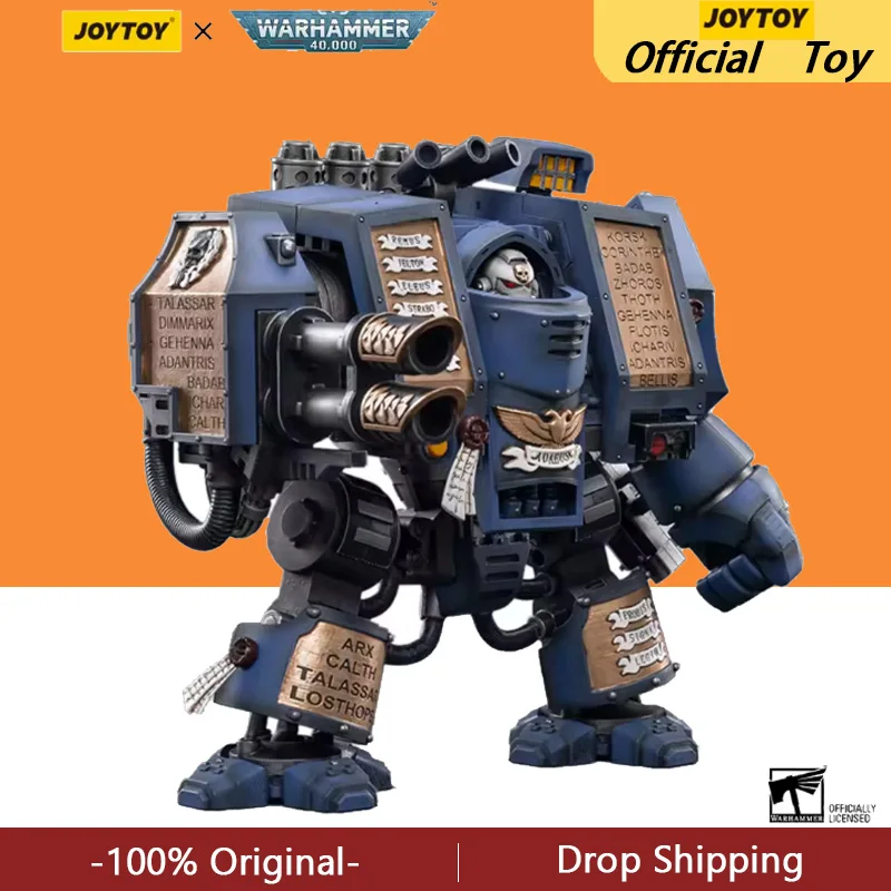 

[IN STOCK]JOYTOY Warhammer 40K 1/18 Action Figure Space Marines Ultramarines Venerable Dreadnought Anime Model Toys Gift