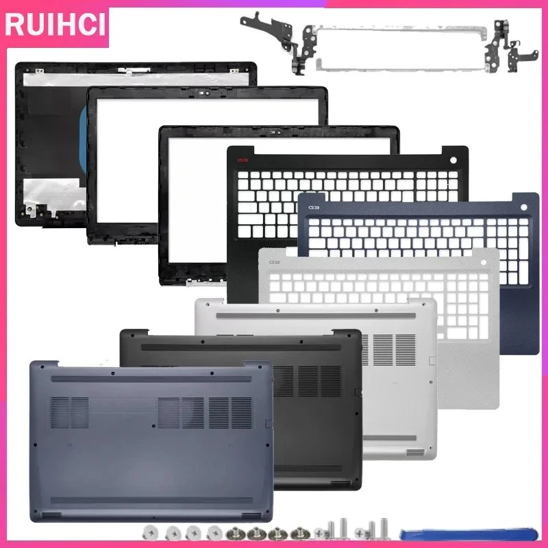 Nuevo para DELL G3 3579 15PD 15PR 15GD P75F: Cubierta trasera LCD, bisel frontal, reposamanos, carcasa inferior, bisagras, panel superior, cubierta superior para portátil