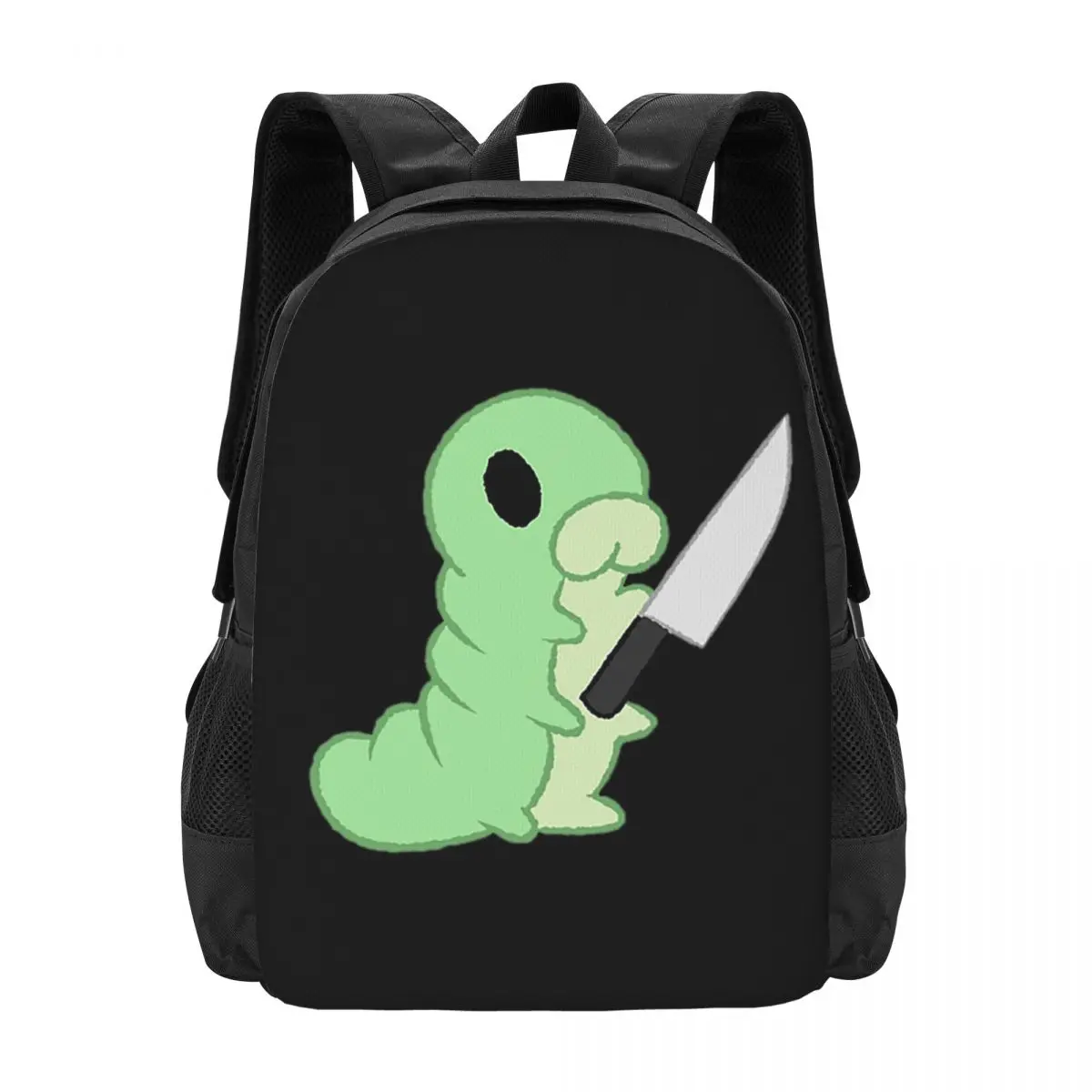 

Hollow Knight Grub With A Knife Backpack Hot Sale Daypack Large Capacity BookBag School Bag Shoulder Bags for Men Women