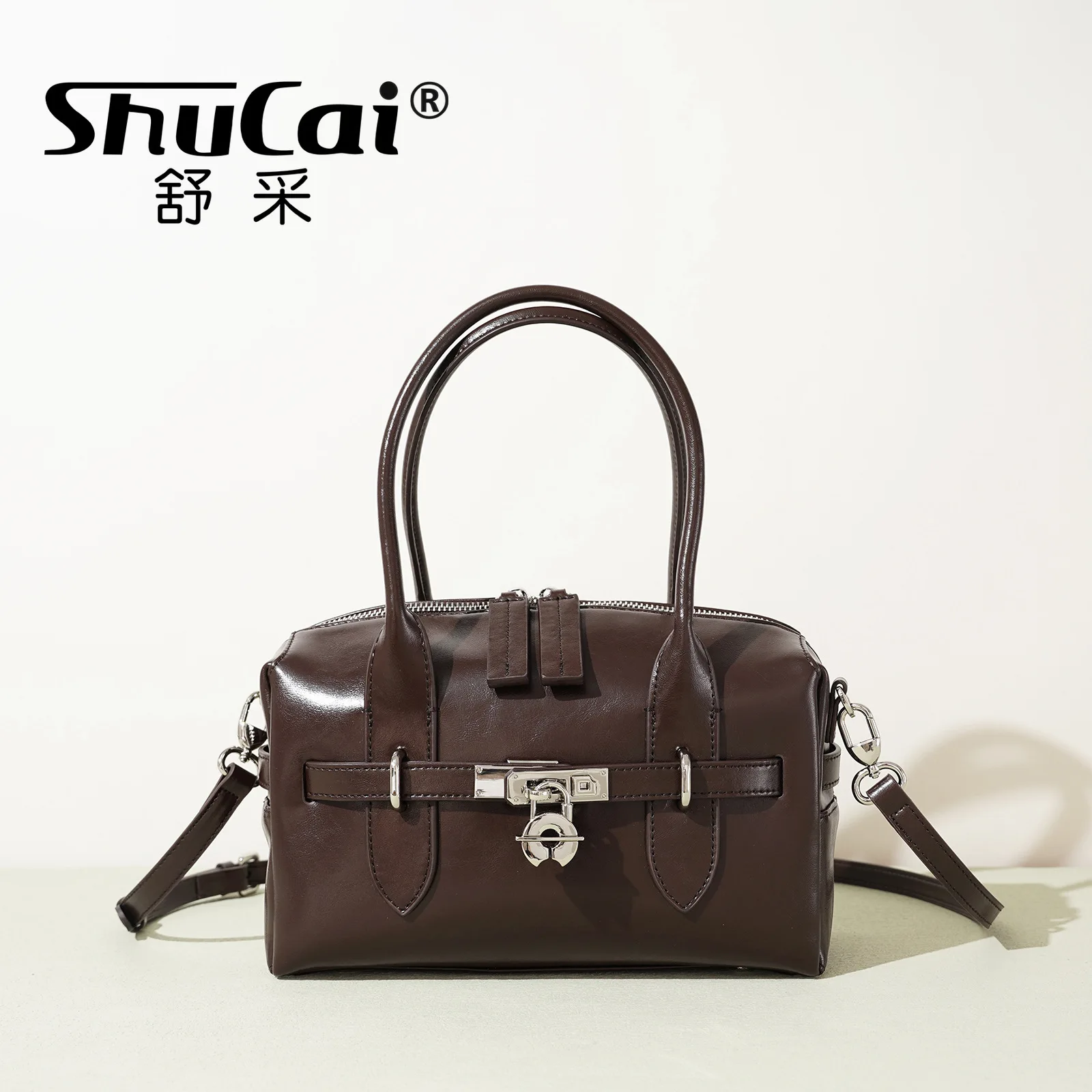 

Genuine Grade Leather Women Shoulder Crossbody Small Square Bag Luxruy Designer Brand Female Handbag for Woman High Quality New