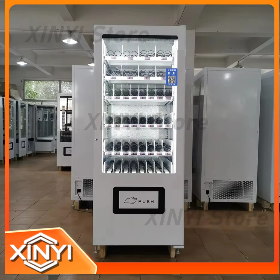 Snack Vending Machine for 24 Hour Automatic Operation in Mall Food Vending Machine for Office School Store Commercial Use
